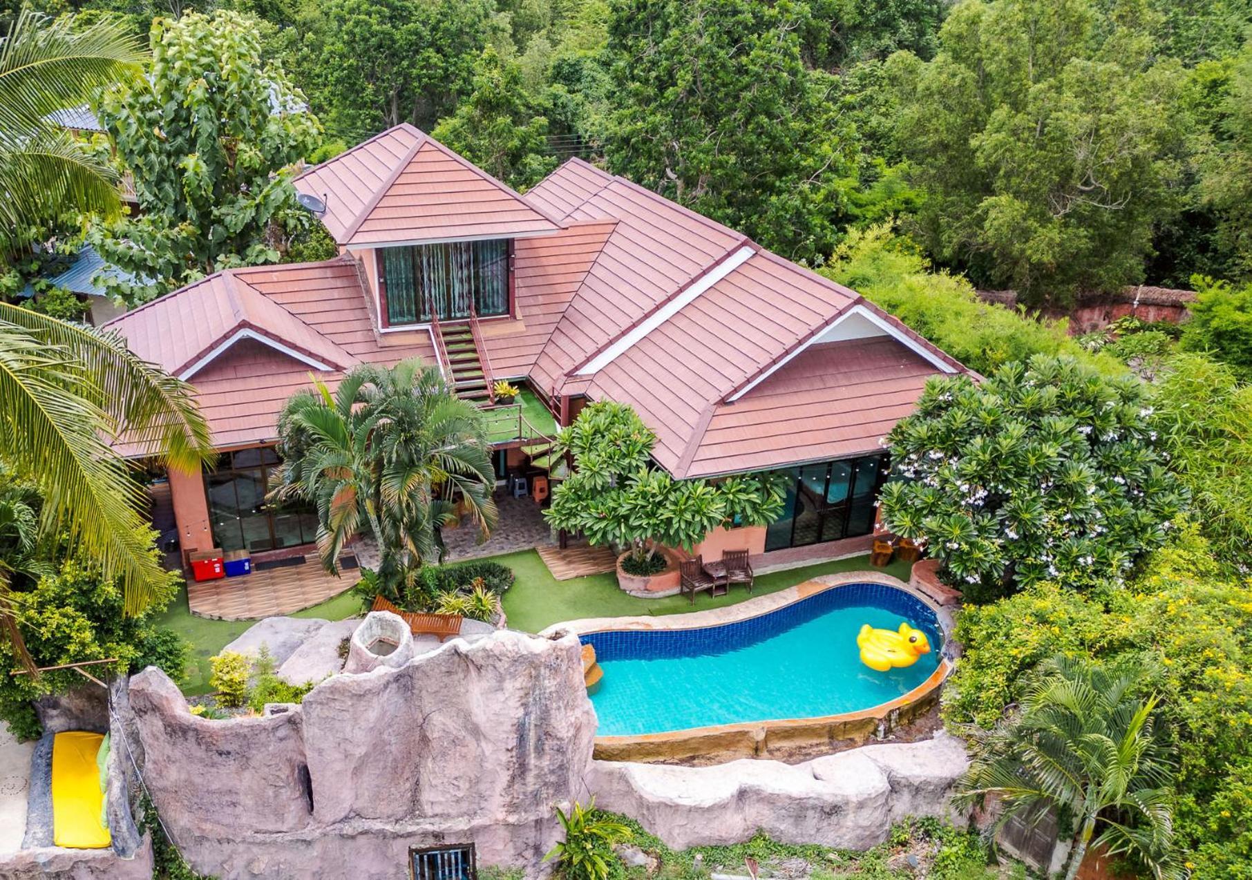 Huahin I-Din Poolvilla วิลล่ากลางธรรมชาติ วิวภูเขา เป็นส่วนตัว 外观 照片